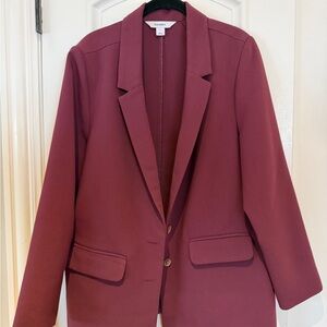 Old Navy Women's Blazer in Burgundy